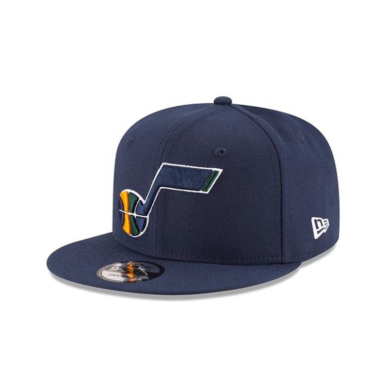 NBA Utah Jazz Team Color 9Fifty Snapback (IDC7690) - Blue New Era Caps